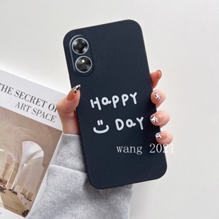 In Stock Phone Case เคส OPPO Reno8 T 5G 4G Reno 8T 8 T 2023 New Casing Happy Day Matte Full Lens Protection Soft Back Cover เคสโทรศัพท