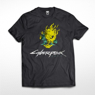 เสื้อยืดผ้าฝ้ายพิมพ์ลายแฟชั่น เสื้อยืด พิมพ์ลายเกม Samurai CYBERPUNK สําหรับผู้ชาย และผู้หญิง_12