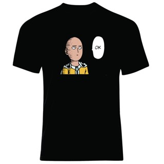 เสื้อยืดแขนสั้น พิมพ์ลายอนิเมะ one punch man ok สไตล์ญี่ปุ่น_12