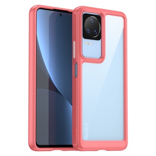 เคส PC แข็ง ปิดด้านหลัง และ TPU แบบนิ่ม คุณภาพสูง สําหรับ POCO F4 F3 Redmi K40s K50 Pro