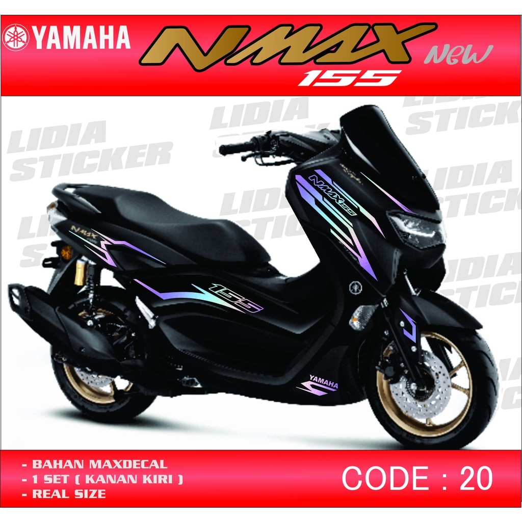 สติ๊กเกอร์ตัด NEW NMAX STRIPING NMAX 20