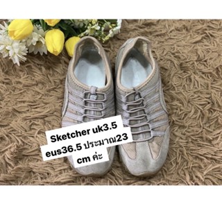 💥Recommend 💥Skecher Green Slip on UK3.5 EUR36.5 สภาพใหม่ค่าทรงสวยสีเขียวทหารสำหรับ