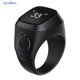 [cxGYMO] แหวนเคาน์เตอร์อัจฉริยะ Tasbih Tally สําหรับมุสลิม Zikr Digital Tasbeeh 5 Prayer Time Ring HDY