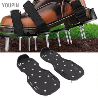 Youpin รองเท้าเติมอากาศสนามหญ้ารองเท้าเติมอากาศในดิน Spike Shoes Garden Scarifier สำหรับลานสนามหญ้า Grassland