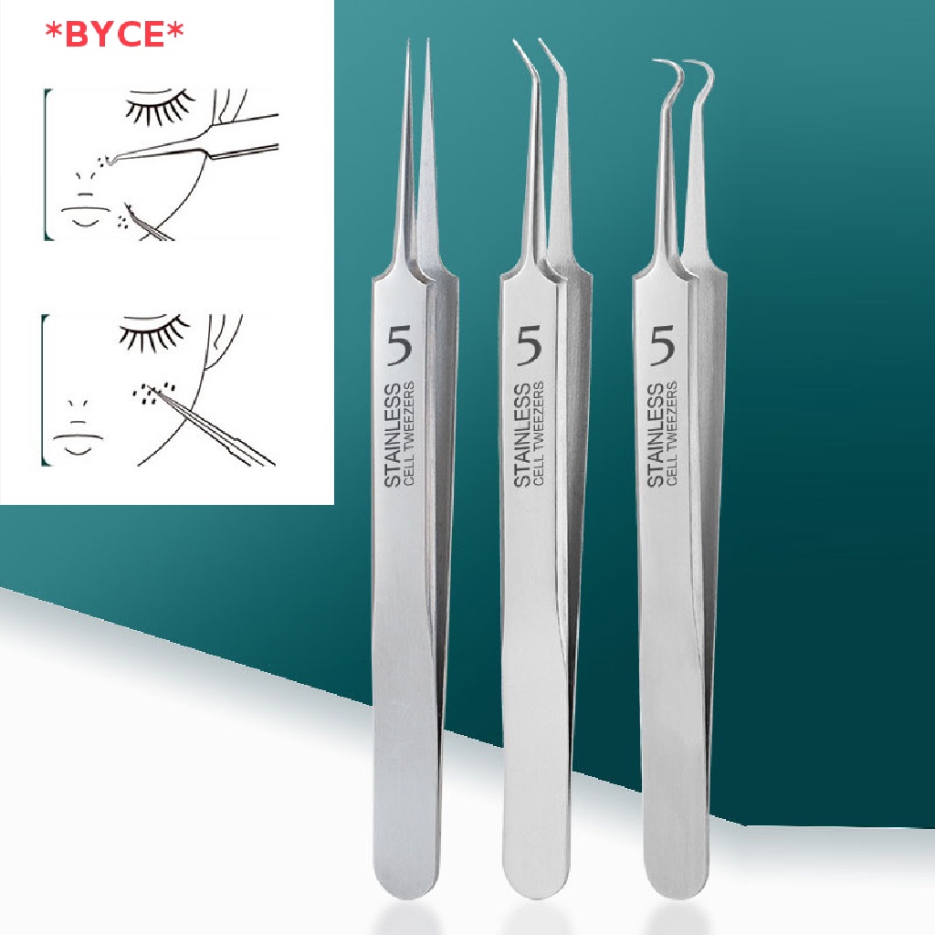 Byce> แหนบคลิปสิวเสี้ยน สิวหัวดํา ร้านเสริมสวย ขูดสิวพิเศษ ใหม่