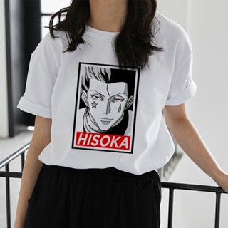 Hisoka Hunter X Hunter 2020 Women Hip Hop T Shirt Retro T-Shirt Streetwear Harajuku Tshirt Oversized Summer Black T_02