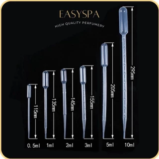 หลอดดูด ปิเปต 3ml 5ml 10ml หลอดดูดน้ำหอม Pipette Dropper หลอดหยดน้ำหอม หลอดให้อาหารสัตว์ หลอดสำหรับผสมสี