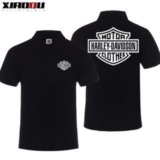 Harley motorcycle shop custom work clothes IRON883/1200 STREET750 DYNA Fat bob 114 FORTY-EIGHT street bob BREAKOUT LOW RIDER outdoor riding POLO shirt short sleeves