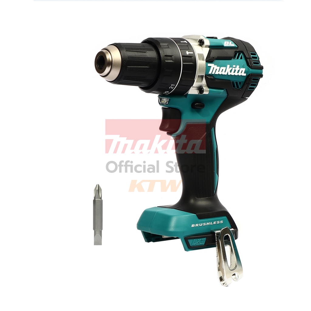 MAKITA สว่านกระแทกไร้สาย 18 โวลต์ 1/2 นิ้ว รุ่น DHP484Z แรงบิดหมุน 60 นิวตันเมตร ไม่รวมแบตเตอรี่-แท่นชาร์จ (มากีต้า)