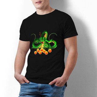 เสือยืดผู้ชาย Bandai ดราก้อนบอล Shenron Porunga เสื้อยืดการ์ตูนชายตลกเสื้อยืดแขนสั้นกราฟิกผ้าฝ้ายเสื้อยืด_05