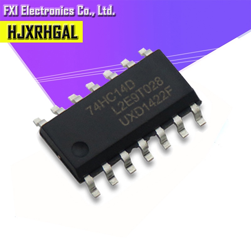 50PCS 74HC14D 74HC14 SOP14 SOP SN74HC14DR SN74HC14 SMD ใหม่