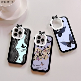 Realme 10 9i 7i C17 เคสเรียวมี สำหรับ Cartoon Butterfly เคส เคสโทรศัพท์ เคสมือถือ Full Back Cover Soft Silicone Cases Shockproof Casing Protective Shell