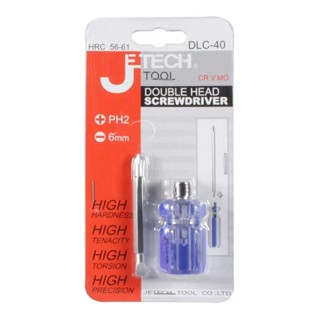 MODERNHOME J-TECH ไขควงสลับหัวด้ามใส 11/2 นิ้ว รุ่น DLC40 ไขควง ซากุไร ชุดไขควง screwdriver สกรูไร เครื่องมือช่าง