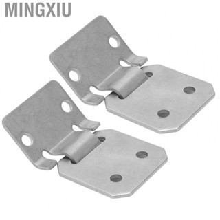 Mingxiu Seat Hinge Set  2 Sets 1011652 Rustproof for Repair