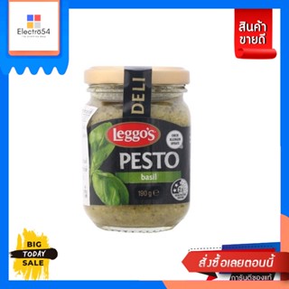 Leggos(เลกโกส์) Leggos Pesto Basil เลกโกส์ เพสโต้ เบซิล 190 กรัม Leggos Pesto Basil Leggos Pesto Basil 190 g.เครื่อง