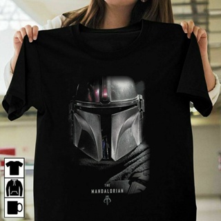 Cheap Sale Men Tshirt Funny Tee Star Wars Thedalorian Dark Portrait 100% Cotton Sportswear Gildan Gift_04