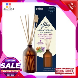 REED ชุดก้านไม้หอมปรับอากาศ GLADE 80 มล. กลิ่นลาเวนเดอร์และไม้จันทน์หอมREED DIFFUSER SET GLADE 80ML LAVENDER AND SANDALW