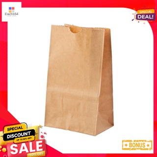 เอโร่BrownPaper 9.5x16.5ถุงกระดาษน้ำตาลขนาดซม. x100ใบaro BrownPaper 19.5X16.5 Bagcmx100