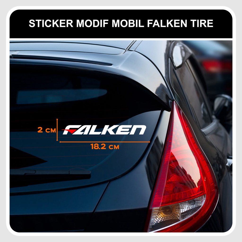 สติ๊กเกอร์ตัดยาง FALKEN / รุ่น 2 สติ๊กเกอร์ติดรถ MOTORCYCLE MODIFICATION DECAL / FALKEN STICKERS