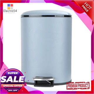 ROUND ถังขยะเหยียบกลม ACCO MILD SOFT CLOSE ขนาด 5L สีเทาROUND DUSTBIN PEDAL ACCO MILD SOFT CLOSE 5L GRAY