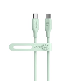 ANKER 543 (140W) C to C Cable (Bio-Based 3ft) 90cm Green รุ่น A80E1061-AK332-Z (CEC-001228)