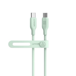 ANKER 543 (140W) C to C Cable (Bio-Based 3ft) 90cm Green รุ่น A80E1061-AK332-Z (CEC-001228)