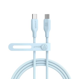 ANKER 543 (140W) C to C Cable (Bio-Based 6ft) 180cm Blue รุ่น A80E2031-AK335-Z (CEC-001230)