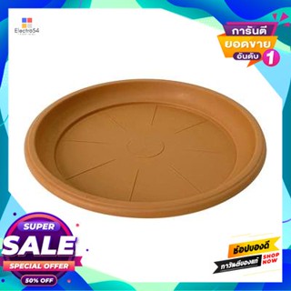 Round จานรองกระถางทรงกลม รุ่น KD115T ขนาด 6 นิ้ว สีน้ำตาล Round saucer FONTE No.KD115T Size 6 Inch Brown