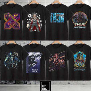 THOR MARVEL TShirt Superhero Graphic Black Retro Shirt Unisex Trend Fashion_01