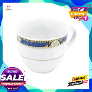 Mug แก้วกาแฟ Precious Blue Royal Porcelain รุ่น P2701 ความจุ 7 ออนซ์ สีน้ำเงิน - ทองcoffee Mug Precious Blue Royal Porce