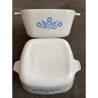 CHANEL2HAND99 Vintage 1969-72 Corning Ware Blue Cornflower P-43-B 700ml หม้อทนไฟ Corningware หม้อเซรามิค