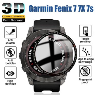 ฟิล์มกระจกนิรภัยกันรอยหน้าจอ 3D สําหรับ Garmin Fenix 7 7S 7X 6 Pro Garmin Forerunner 955 945 255 255S 245 45S 245 158