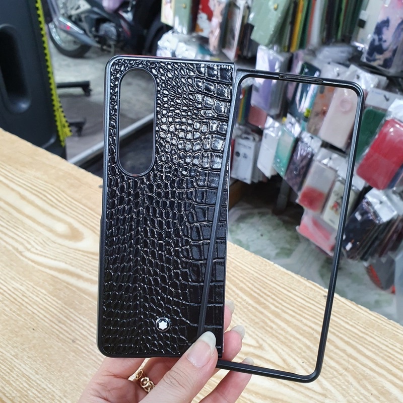 Samsung ZFold 3, ZFold 4 เคสหนังแข็ง