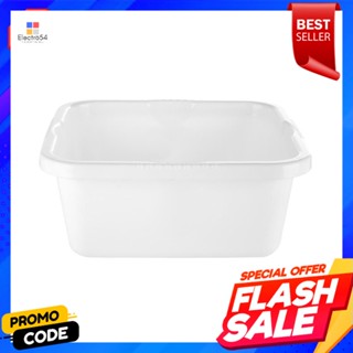 SQUARE กะละมังเหลี่ยม PLIM 29cm สีขาวSQUARE BASIN PLIM 29cm WHITE