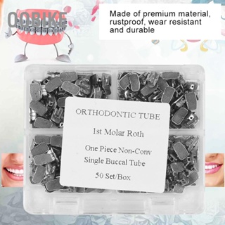 OObike 200Pcs ทันตกรรมจัดฟันหลอด 1st Molar Buccal หลอด Bondable NOn เปิดประทุน Roth 022