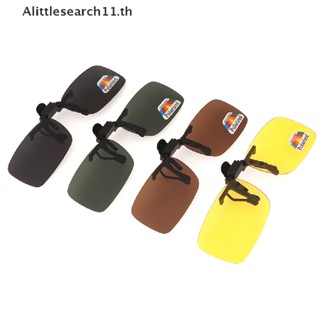 Alittlesearch11 แว่นตากันแดดโพลาไรซ์ แบบคลิปหนีบ ด้านใน อุปกรณ์เสริม สําหรับขับขี่ TH