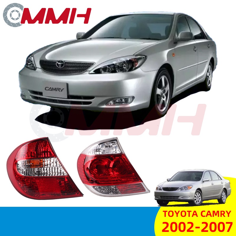 ไฟท้าย ไฟเบรก ไฟหยุด สําหรับ Toyota Camry ACV30 2002-2007 เสื้อ​ไฟท้าย ไฟท้าย​แต่ง ไฟท้ายไฟเบรค​ ไฟเลี้ยว Taillamp Taillight ไฟท้าย​ พร้อมทับทิม ไฟท้ายกันชนหลังสําหรับ​ ทับทิมในฝาท้ายไฟท้าย ไฟเบรก ไฟสัญญาณเตือน