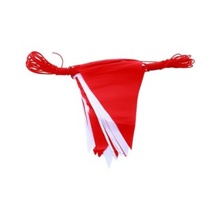 FLAG ธงราว SAFETYHMS 20 ม. สีขาว/สีแดงFLAG SAFETYHMS 20M WHITE/RED