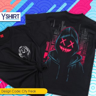 Cyberpunk 2077 รูปแบบเสื้อยืดถนนสูงแฟชั่นแบรนด์ฮิปฮอป tshirt สไตล์เข้ม oversize หลวมหลวมแขนสั้น Qaq_12