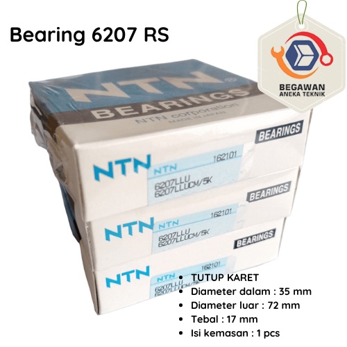 แบริ่ง 6207 2RS NTN*