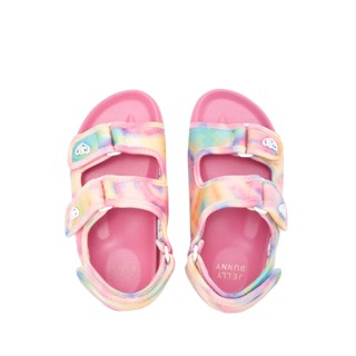 JELLY BUNNY SHOES MINI SPORTY MINI HEART SANDAL รุ่น B23SKSI011 รองเท้าแตะเด็กผู้หญิง RED VARIATION 3