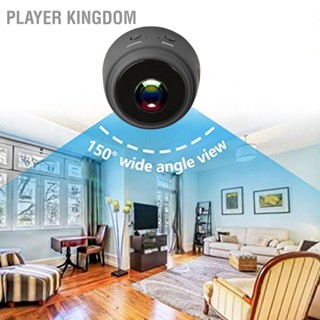 Player kingdom กล้องมินิ WiFi 1080P Night Vision 150 องศามุมมองกล้องไร้สายสำหรับกีฬากลางแจ้งภายในบ้าน