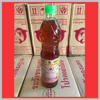 พิเศษ!!น้ำปลาโลมาทองคำ&กุหลาบดอกบัวแดง 12ขวด 700ml