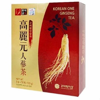 [สินค้าของแท้100%_ส่งตรงจากเกาหลี] KOREAN ONE GINSENG TEA ชาโสมเกาหลี(แบบชง) 1กล่องบรรจุ 100ซอง