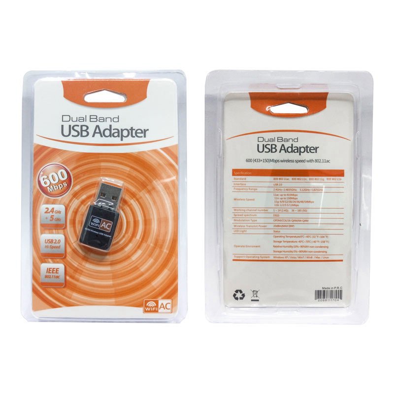 (ส่งจากไทย) ตัวรับสัญญาณ ไวไฟ USB Wifi รับได้ทั้งความถี่ AC 2.4 GHz และ 5 GHz - รูปที่ 7