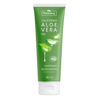 Plantnery Aloe Vera Soothing Gel 280ml. แพลนท์เนอรี่ เจลบำรุงผิวหน้าและผิวกาย จากว่านหางจระเข้ เจลสารพัดประโยชน์