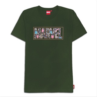 MARVEL Genuine RAYA 2021 COLLECTION Avengers Men T Shirt Army Green VIM20650_04