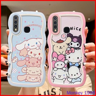 เคสโทรศัพท์มือถือ tpu นิ่ม ขอบหยัก ลายการ์ตูน สําหรับ Vivo Y19 Y19 Y17 Y12 Y11 U10 XX