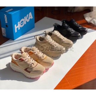 รองเท้าผ้าใบ HOKA One One Bondi L Suede หนังแท้ มีกล่อง สินค้าพร้อมส่งในไทย