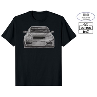 เสื้อยืด RACING เสื้อซิ่ง CAR [COTTON 100%] [NISSAN [11]]